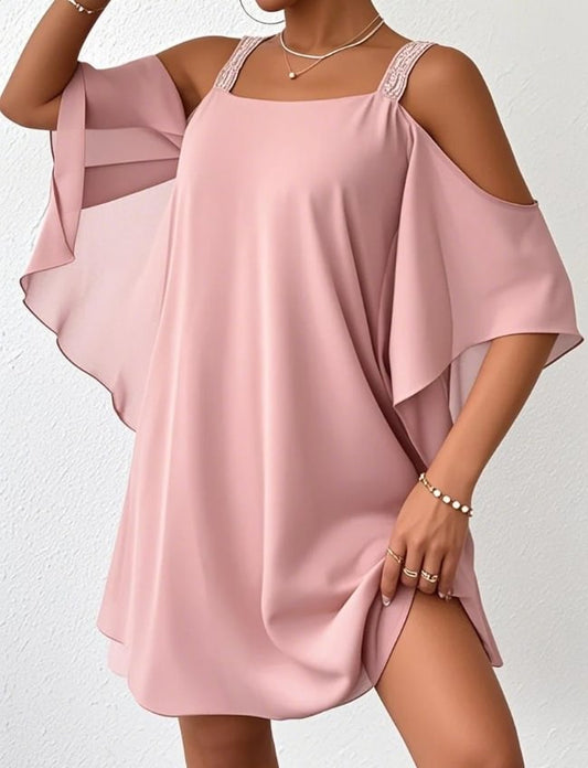 Robe Longue Élégante en Mousseline – Femme – Isalina