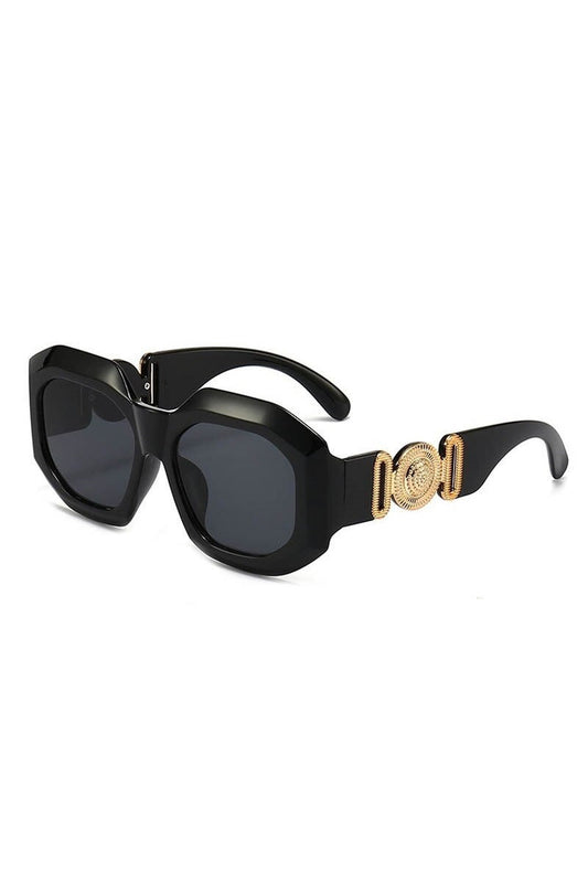 Lunettes de soleil carrées de luxe Celebrity