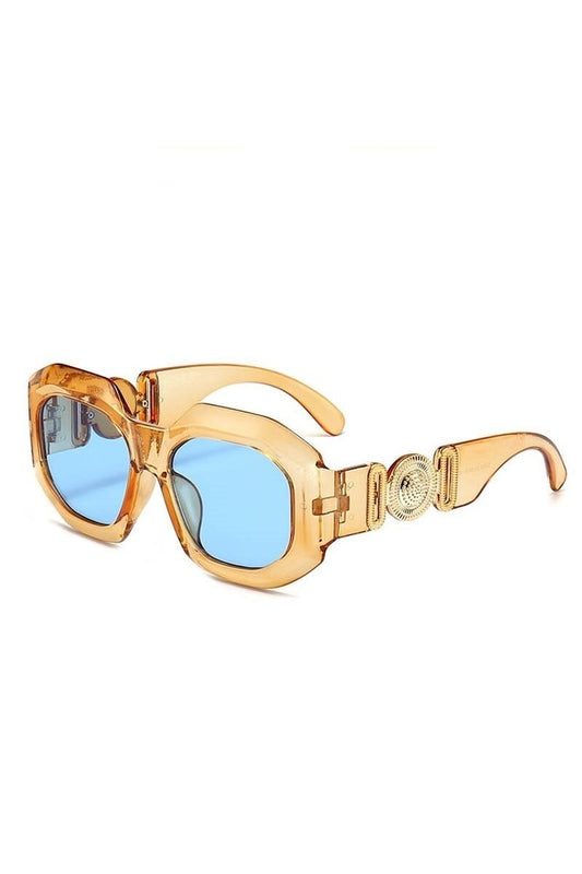 Lunettes de soleil carrées de luxe Celebrity