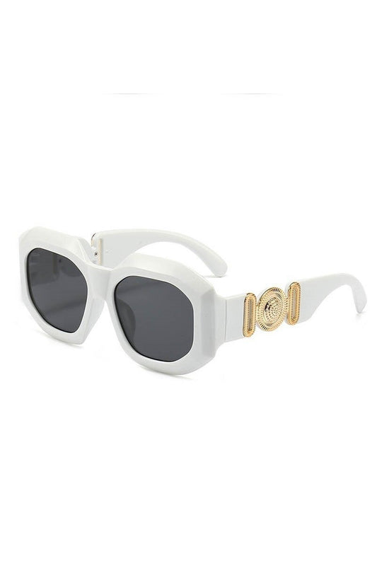 Lunettes de soleil carrées de luxe Celebrity