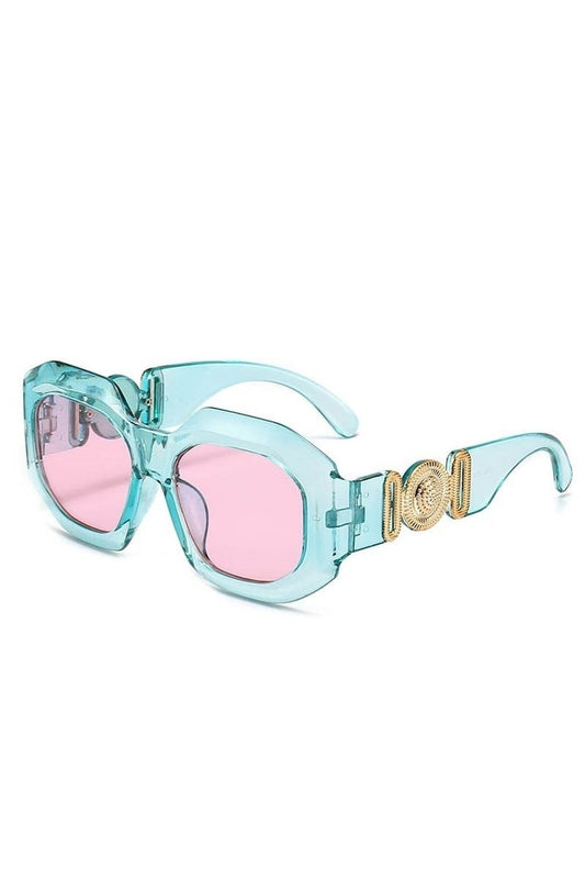Lunettes de soleil carrées de luxe Celebrity