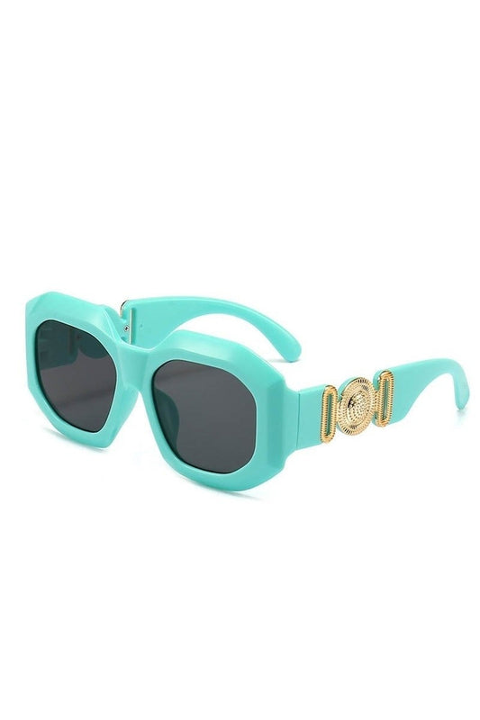 Lunettes de soleil carrées de luxe Celebrity