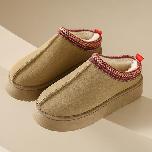 Chaussons Confortables en Cuir pour Femmes
