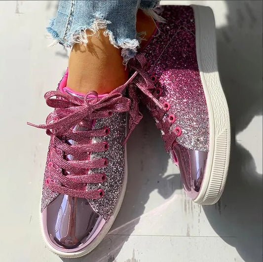 Chaussures à Paillettes Élégantes pour Femmes