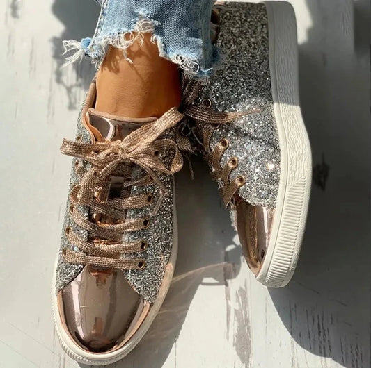 Chaussures à Paillettes Élégantes pour Femmes