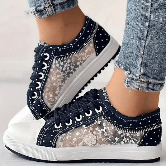 Chaussures Confortables à Lacets pour Femmes