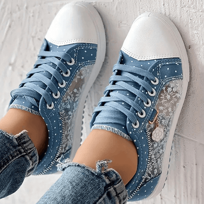Chaussures Confortables à Lacets pour Femmes