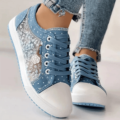 Chaussures Confortables à Lacets pour Femmes