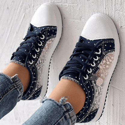 Chaussures Confortables à Lacets pour Femmes