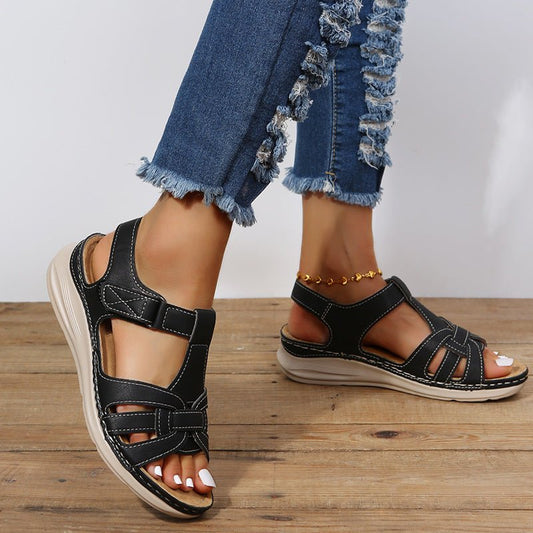 Chaussures Confortables avec Velcro pour Femmes