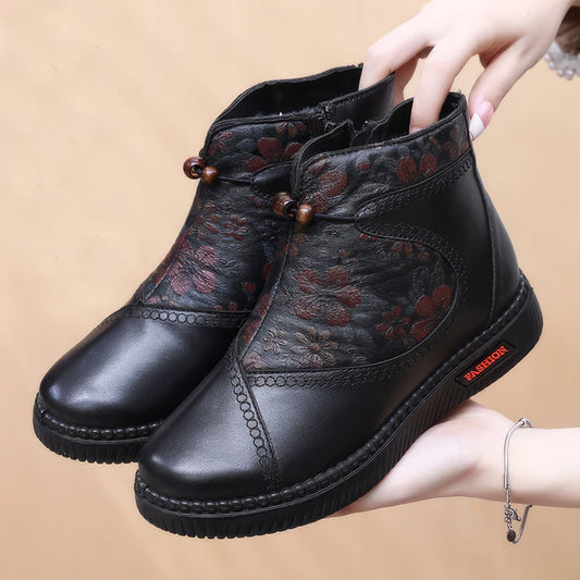 Chaussures Confortables en Cuir pour Femmes