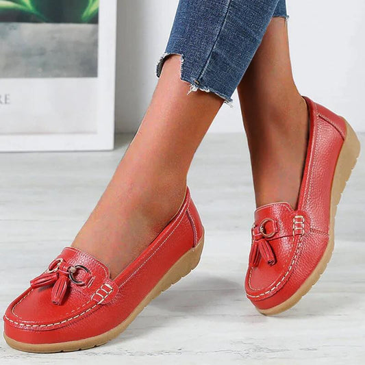 Chaussures Confortables en Cuir pour Femmes