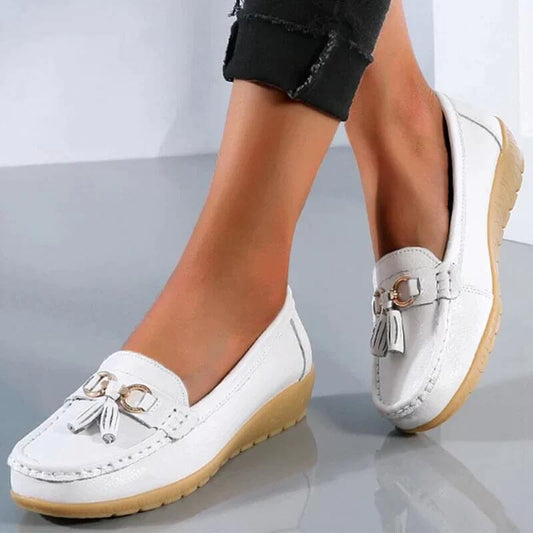 Chaussures Confortables en Cuir pour Femmes