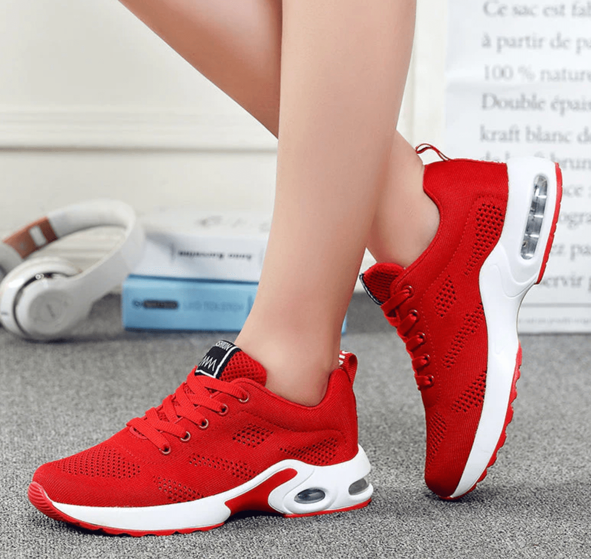 Chaussures Confortables en Maille pour Femmes