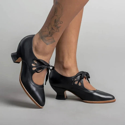 Chaussures Élégantes à Lacets pour Femmes