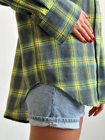Chemise Femme En Flanelle Élégante