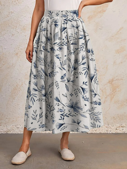 Variant image for Jupe Longue Femme Chic en Tissu de Haute Qualité, Élégante et Polyvalente, Idéale pour Toutes Occasions-1