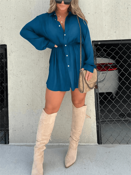 Chic Robe Combinaison Satinée Tendance pour Femmes