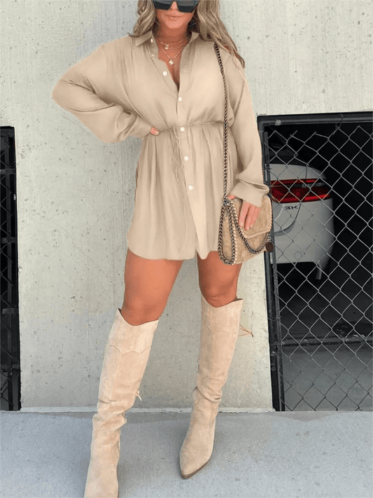 Chic Robe Combinaison Satinée Tendance pour Femmes