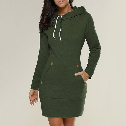 Chic Robe Hoodie Décontractée pour Femmes
