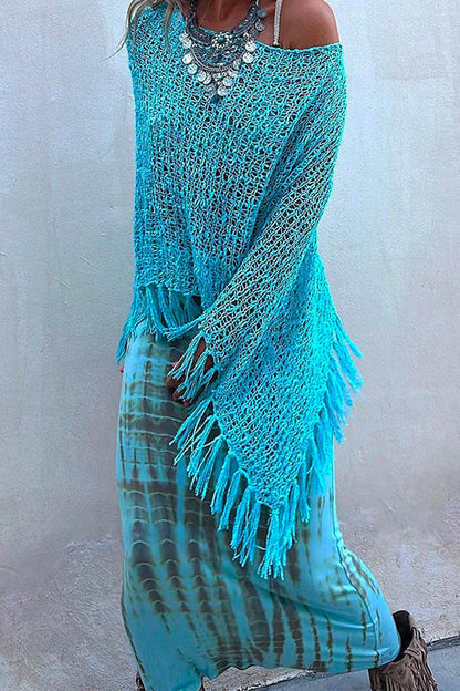 Jupe Longue Femme Taille Haute Boho Colorée en Tissu Doux 100% Coton