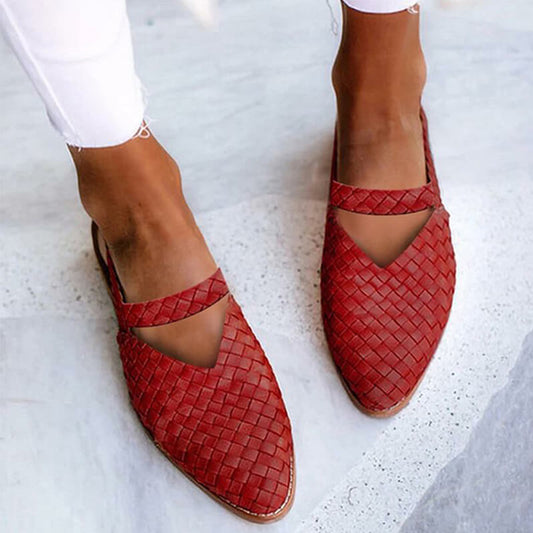 Variant image for Pantoufles Tressées Élégantes Femme Confortables avec Semelle Antidérapante - Chaussons Tendance-28