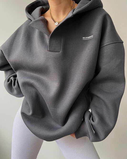 Sweat à capuche Lady Oversize - Look délicieux et moderne