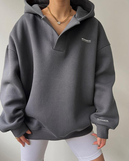 Sweat à capuche Lady Oversize - Look délicieux et moderne