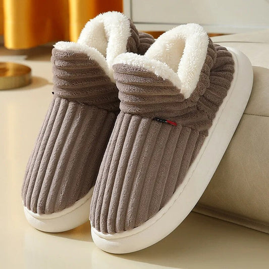 Variant image for Pantoufles d'Hiver pour Femmes en Sherpa Doux Semelle Antidérapante Confortables et Chaleureuses-31