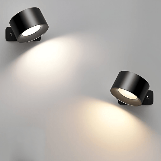 Applique murale sans fil rotative – solution d'éclairage rechargeable et dimmable