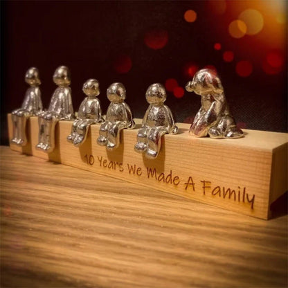 Sculpture de la Famille Éternelle | Symbolique de l'Amour et de l'Attachement