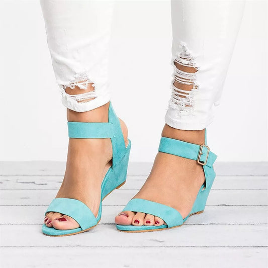 Variant image for Sandales Élevées Élégantes Femme 8 cm, Confortables et Stylées pour Été-37