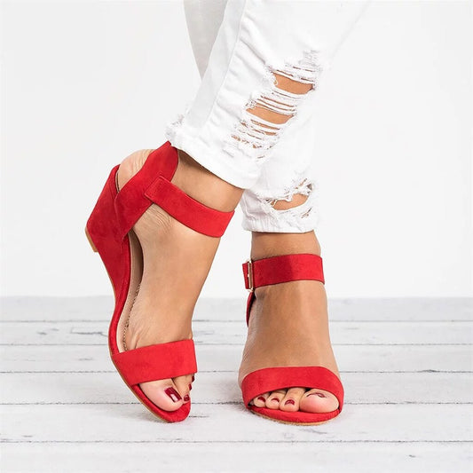 Variant image for Sandales Élevées Élégantes Femme 8 cm, Confortables et Stylées pour Été-1