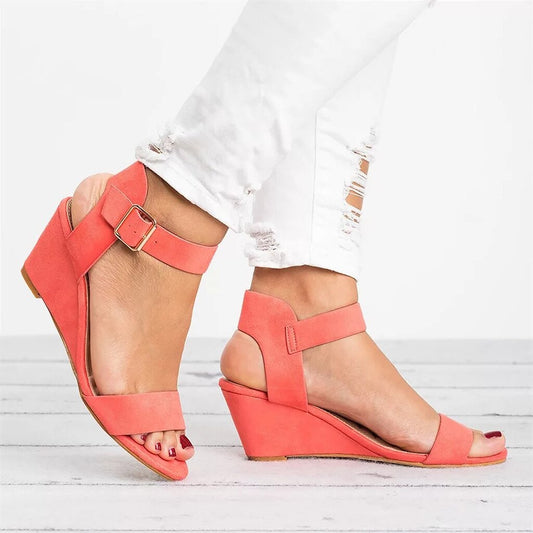 Variant image for Sandales Élevées Élégantes Femme 8 cm, Confortables et Stylées pour Été-19