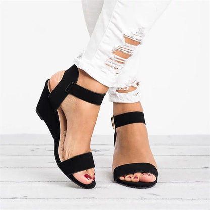 Variant image for Sandales Élevées Élégantes Femme 8 cm, Confortables et Stylées pour Été-28