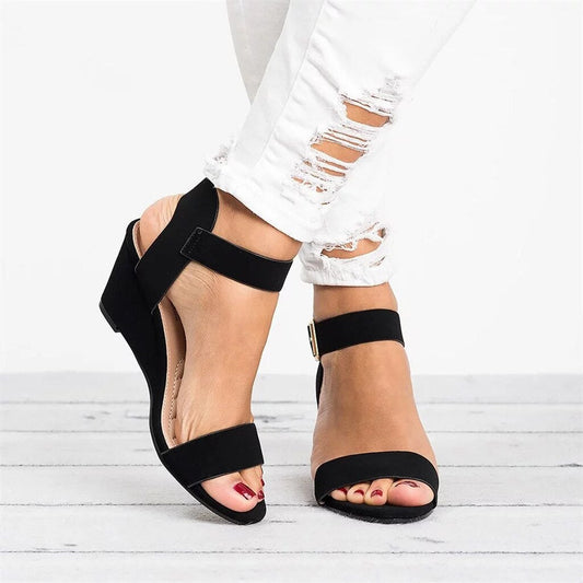 Variant image for Sandales Élevées Élégantes Femme 8 cm, Confortables et Stylées pour Été-28