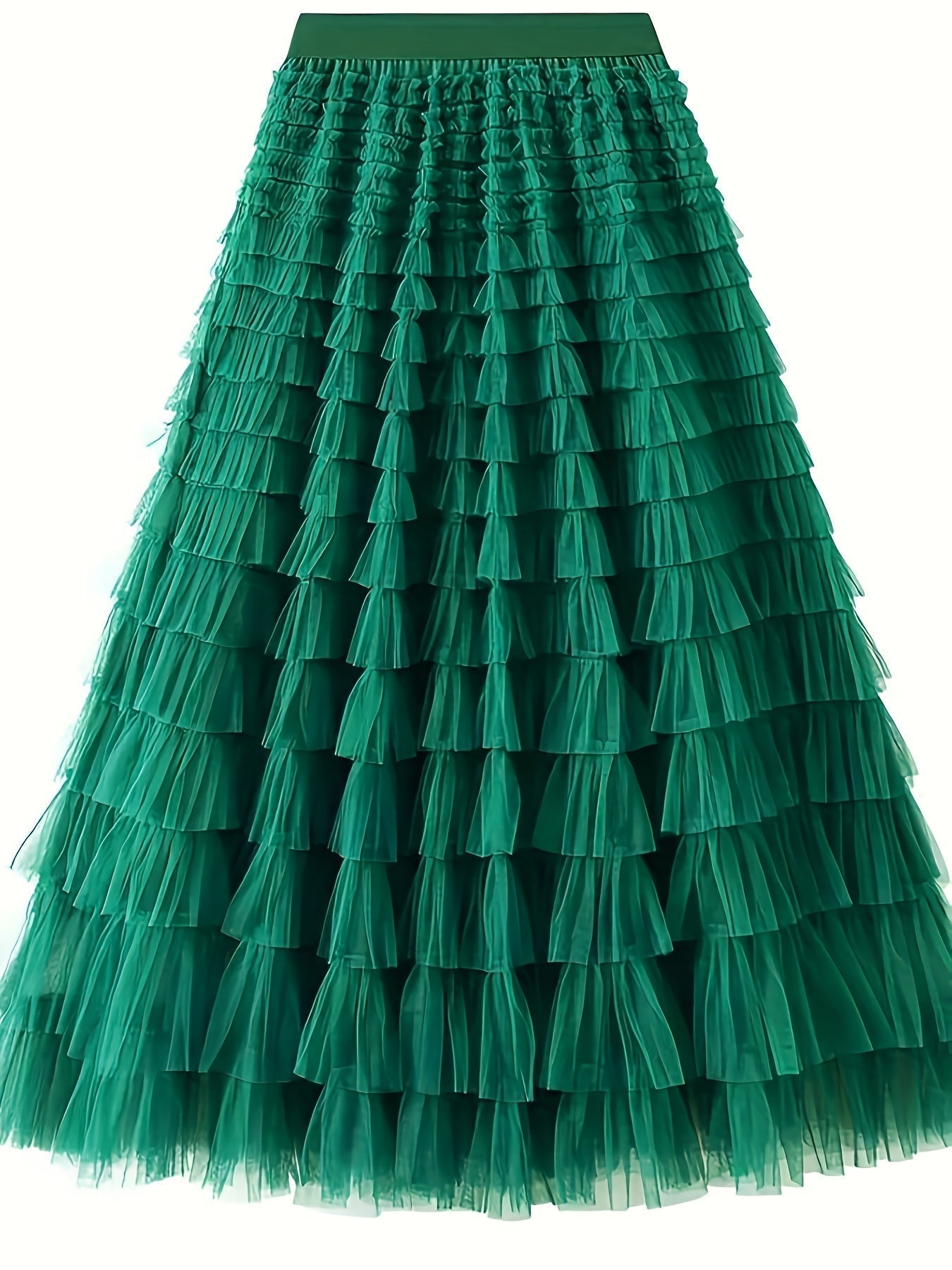 Jupe Longue Femme Élégante en Polyester Léger - Coupe Fluide et Confort Optimal