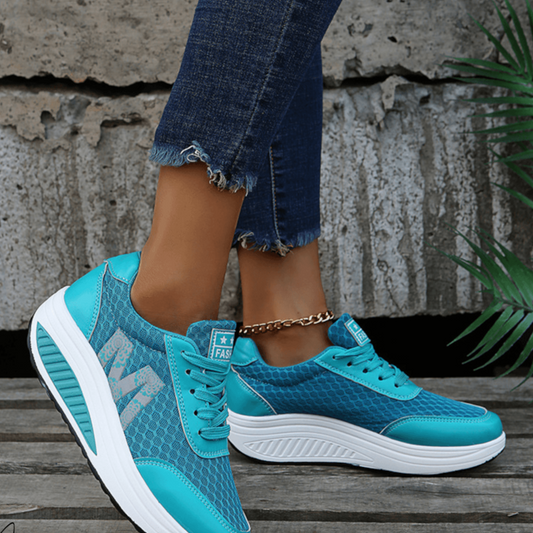 Variant image for Chaussures Pour Femmes Confortables Ergonomiques Élégantes Tissu Respirant Taille Variée-1