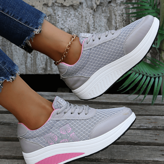 Variant image for Chaussures Pour Femmes Confortables Ergonomiques Élégantes Tissu Respirant Taille Variée-15