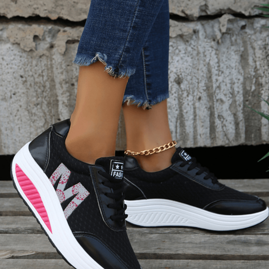 Variant image for Chaussures Pour Femmes Confortables Ergonomiques Élégantes Tissu Respirant Taille Variée-22