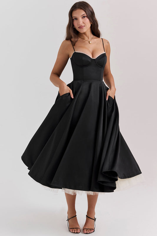 Variant image for Robe de soirée | Robe cérémonie femme printemps été | Sophie-11
