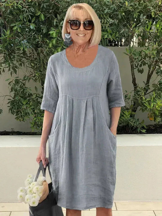 Bridget - Robe lâche avec poches