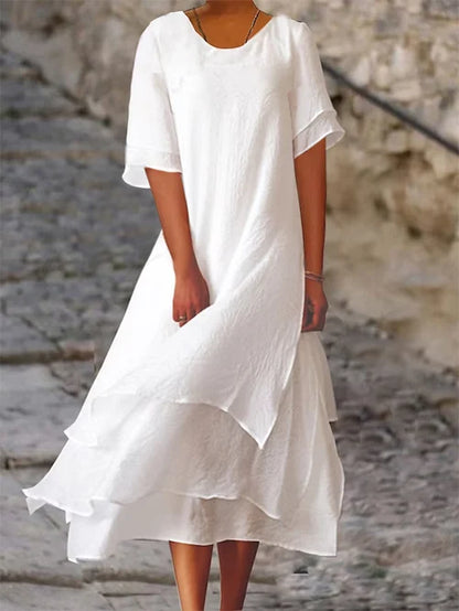 Coton et lin double couche