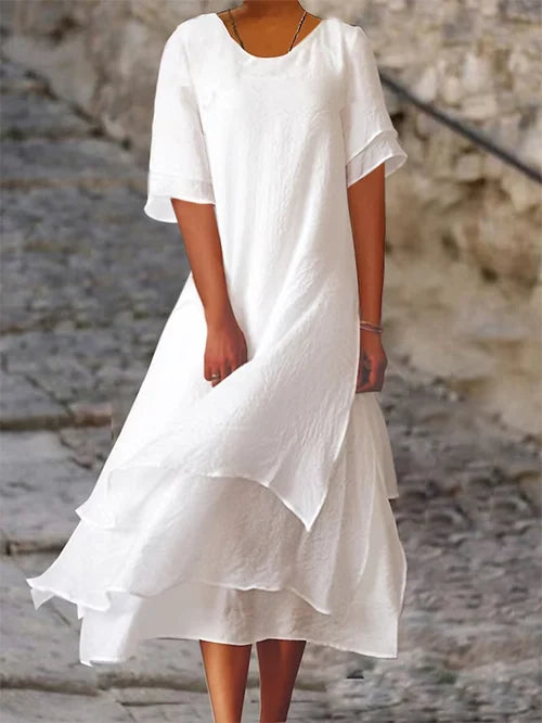 Coton et lin double couche