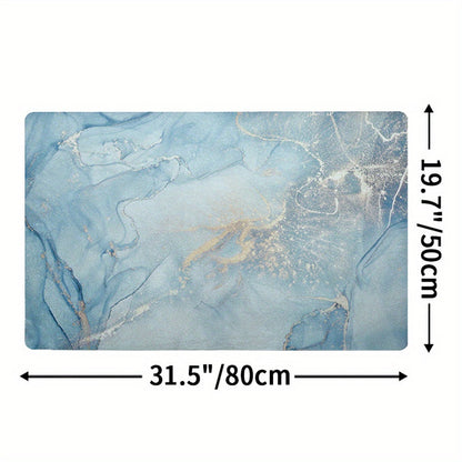 Tapis de bain antidérapant en marbre Fien – Confort luxueux et sécurité pour votre salle de bain