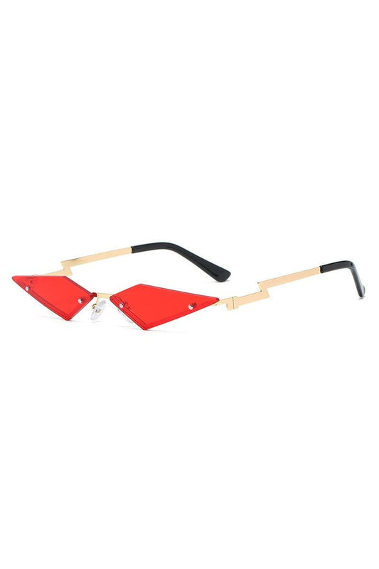Lunettes de soleil irrégulières sans monture