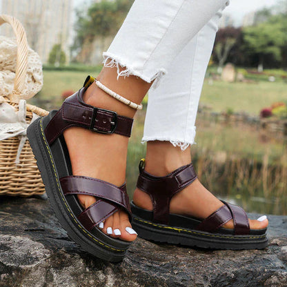 Sandales Sportives Confortables Femme avec Semelles Orthopédiques - Design Élégant, Idéales pour Été