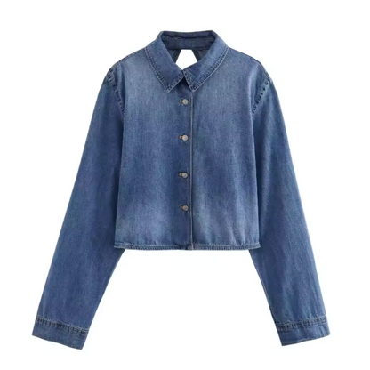Veste de dame courte avec boutons