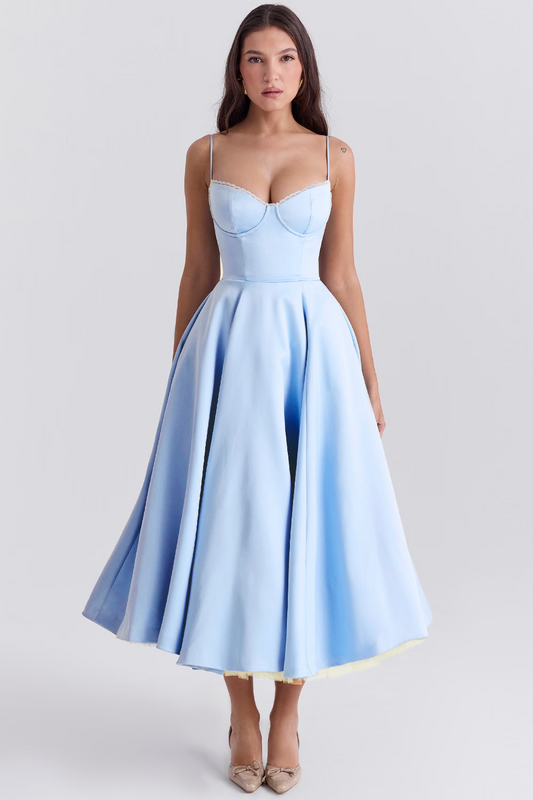 Variant image for Robe de soirée | Robe cérémonie femme printemps été | Sophie-1