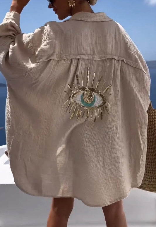 Samira - chemise surdimensionnée légère